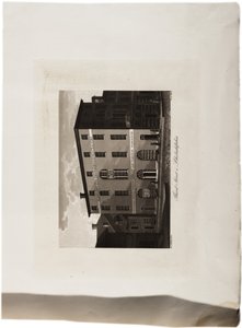 Third Street, Philadelphia, fra et atlas over USA, 1824 (akvatint)